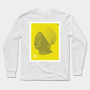 Maya Angelou Stamp Long Sleeve T-Shirt